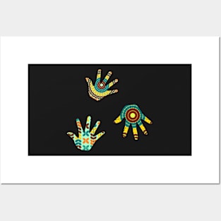 Funky gloves Posters and Art